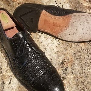 Allen Edmonds Black Standford Woven 11.5 AA